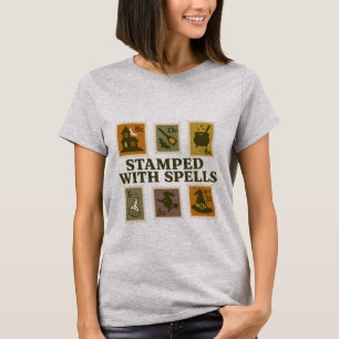 Stamped With Spells Halloween Stamp T-Shirt