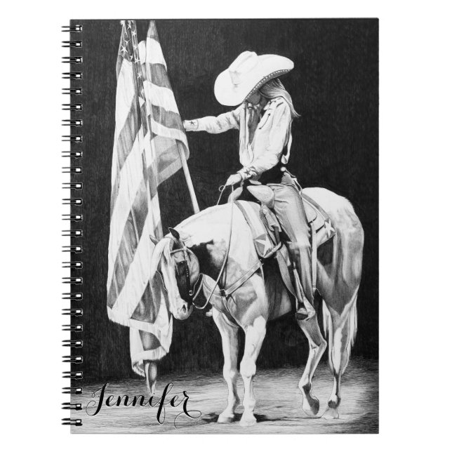 Stampede Prayers (ballpoint) Notebook (Front)