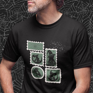 Stamps with Halloween Symbols T-Shirt