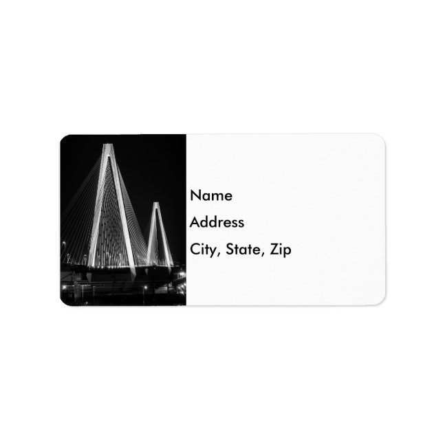 Stan Musial Veterans Bridge Grayscale Label (Front)