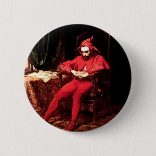 Stanczyk painting by Polish artist Jan Matejko 2 Inch Round Button