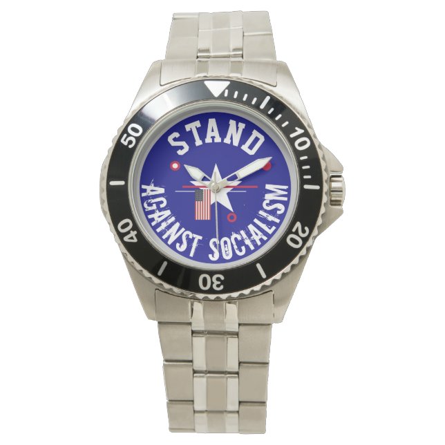 Stand Against Socialism  Watch (Front)