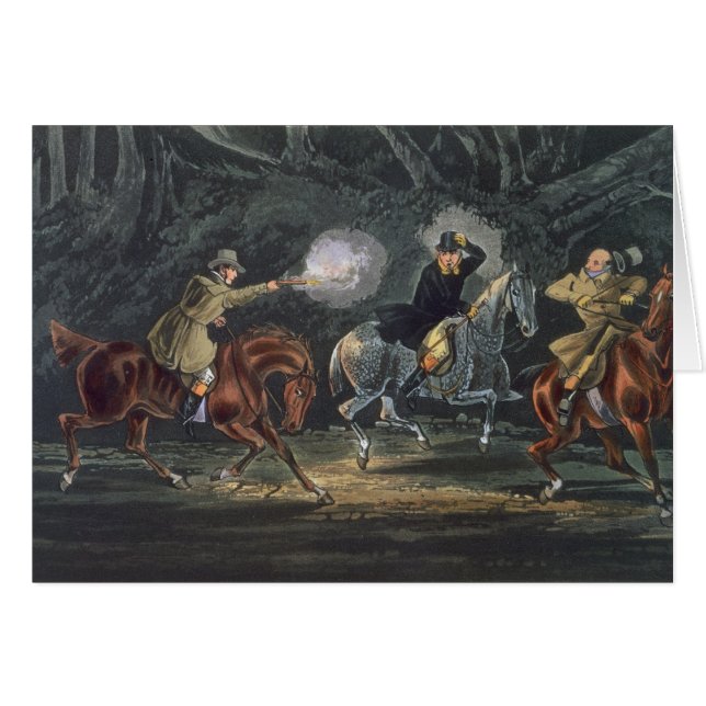 Stand and Deliver, aquatinted by E. Duncan (Front Horizontal)