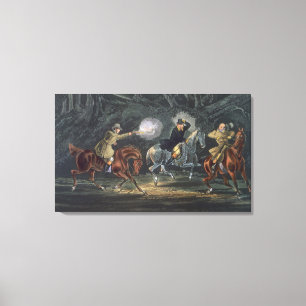 Stand and Deliver, aquatinted by E. Duncan Canvas Print