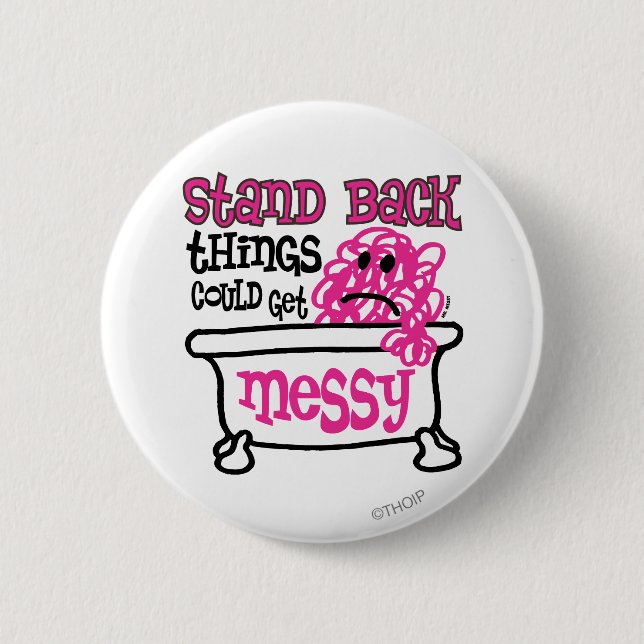Stand Back 2 Inch Round Button (Front)