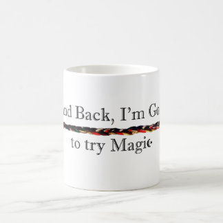 Stand Back Magic with cords Mug
