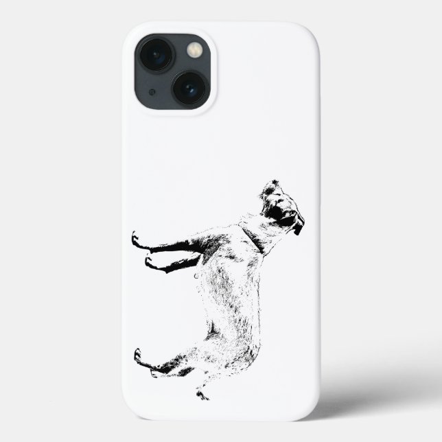 Stand Back | Upright Dog Art Case-Mate iPhone Case (Back)
