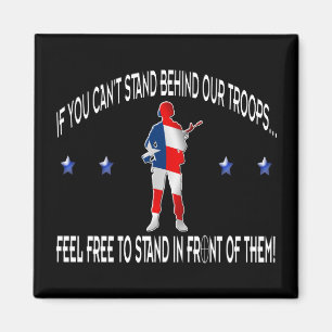 Stand Behind or In Front Magnet