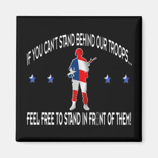 Stand Behind or In Front Magnet