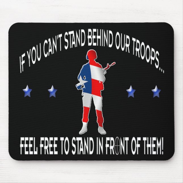 Stand Behind or In Front Mousepad (Front)