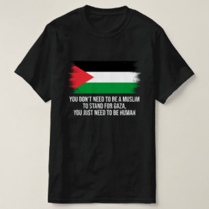 Stand For Gaza Palestine Flag T-Shirt