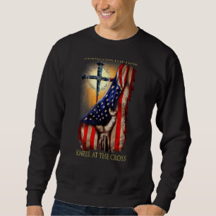 Stand For The Flag Kneel At The Cross 1 Sweatshirt