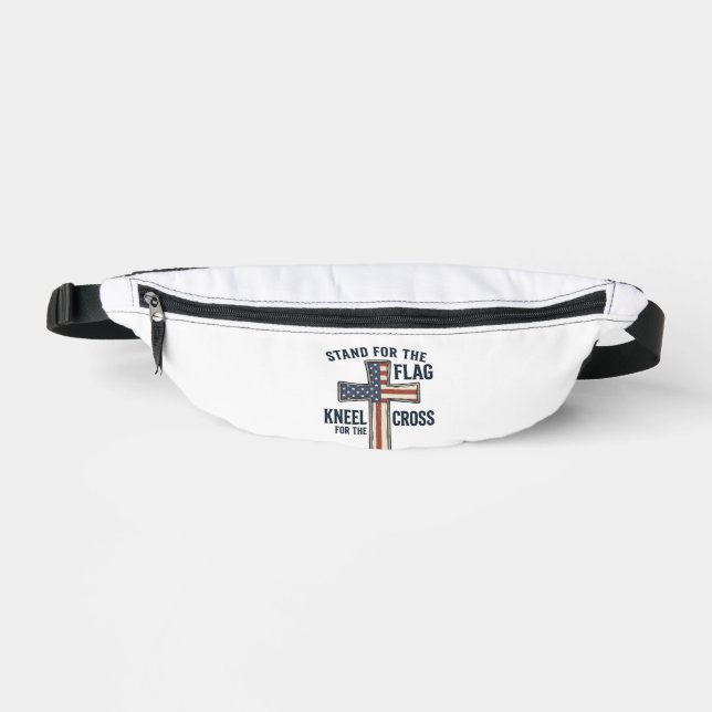 Stand for the Flag Patriotic Cross Design_1 Fanny Pack (Front)