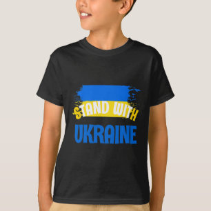 Stand For Ukraine Pin - I Support Ukrainian Nation T-Shirt