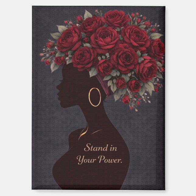 Stand in Your Power Inspirational Magnet  (Recto)