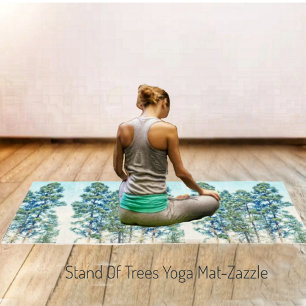 Stand Of Trees Yoga Mat