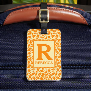 Stand Out Travelling with Our Personalized Leaf Luggage Tag