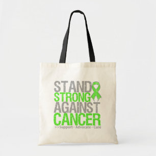 Stand Strong Against Lymphoma Cancer Tote Bag