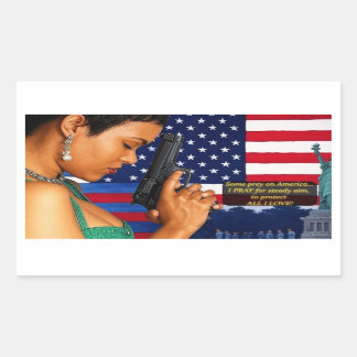 Stand Tall and Steady for Freedom! Sticker