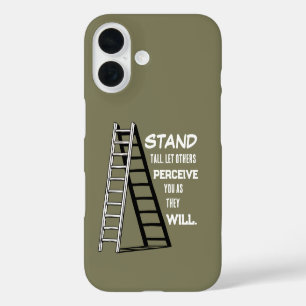 Stand Tall Stoic Quote iPhone iPad Case