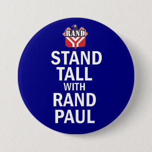 Stand Tall with Rand Paul 3 Inch Round Button