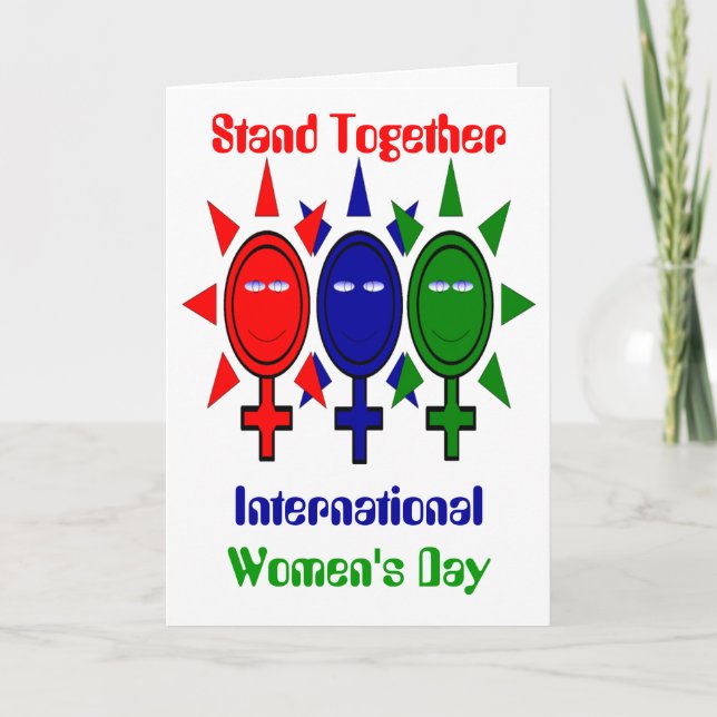 Stand Together International Women’s Day Card (Front)