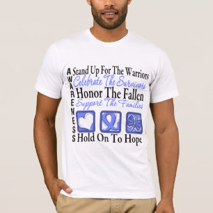 Stand Up Celebrate Honour Collage Esophageal T-Shirt