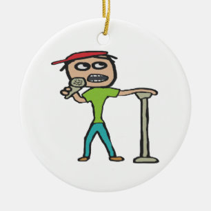 Stand Up Comedy Ceramic Ornament