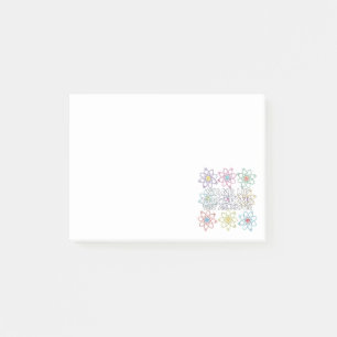 STAND UP FOR ATOMS POST-IT NOTES