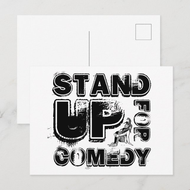 Stand Up For Comedy, Jester Postcard (Front/Back)