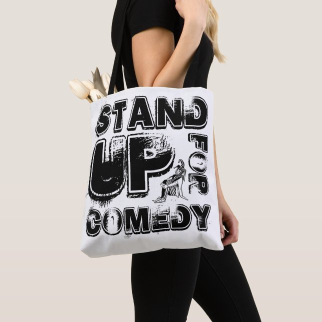 Stand Up For Comedy, Jester Tote Bag (Close Up)