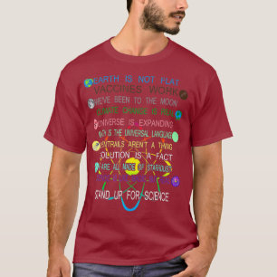 Stand Up For Science  Cool Pro Science Graphic T-Shirt
