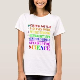 Stand Up For Science Funny and REAL T-Shirt