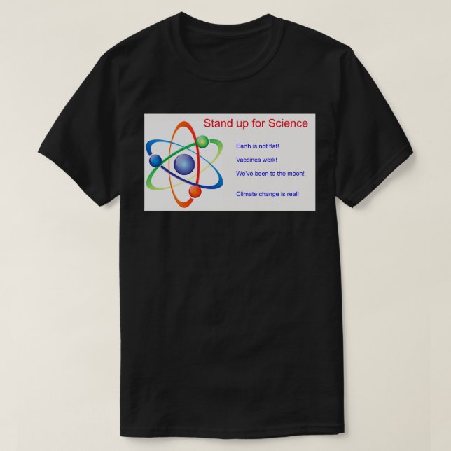 Stand up for Science T-Shirt (Design Front)