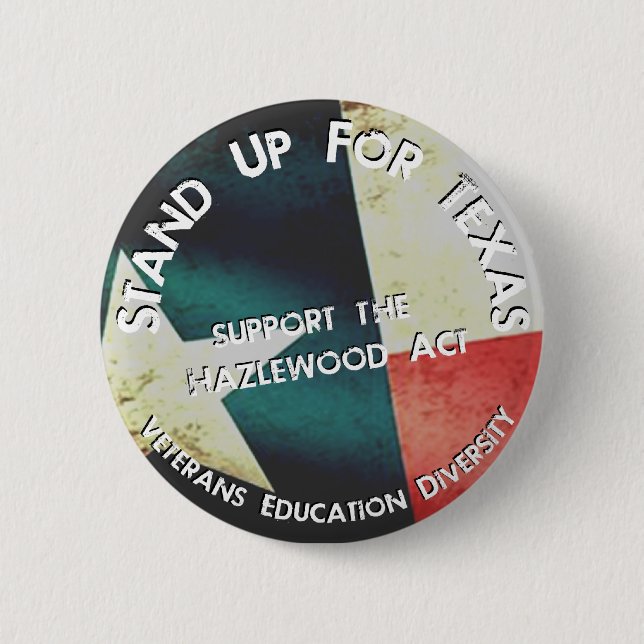 Stand Up For Texas Button (Front)