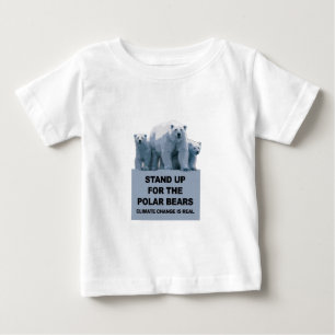 Stand Up for the Polar Bears Baby T-Shirt