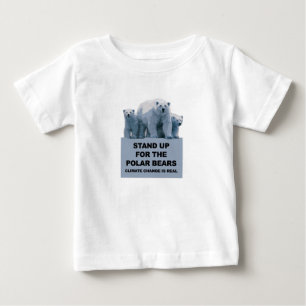 Stand Up for the Polar Bears Baby T-Shirt