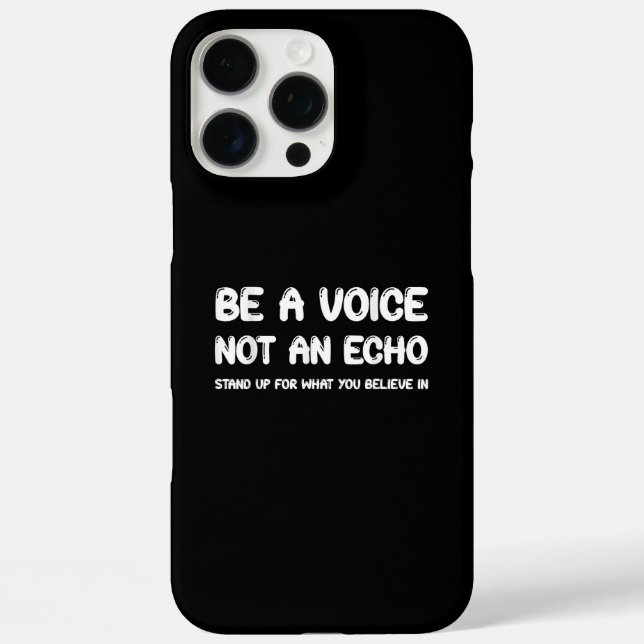 Stand Up For What You Believe In Case-Mate iPhone Case (Back)