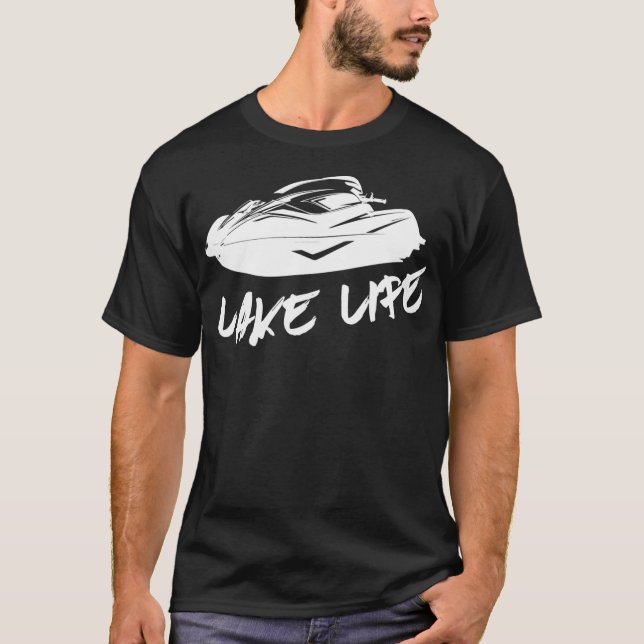 Stand Up Jet Ski Lake Life 2Stroke _6  T-Shirt (Front)