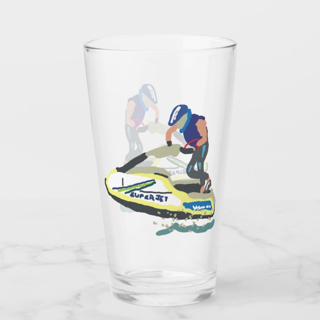 Stand Up Jet Ski SuperJet Glass (Front)