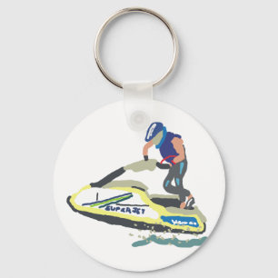 Stand Up Jet Ski SuperJet Keychain