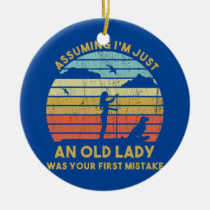 Stand Up Paddle Board SUP Girl Paddle Boarding Ceramic Ornament