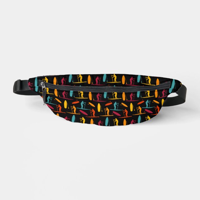 Stand Up Paddle Board SUP Paddle Boarding Pattern Fanny Pack (Front)