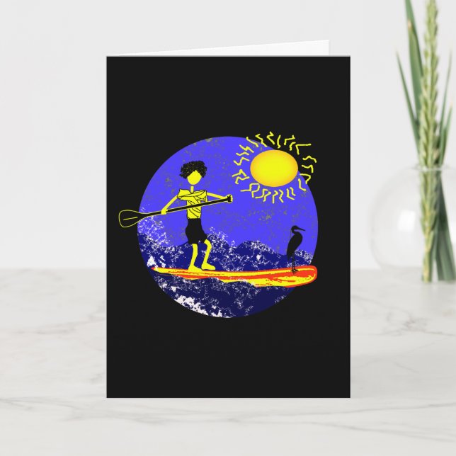 Stand Up Paddle Design Card (Front)