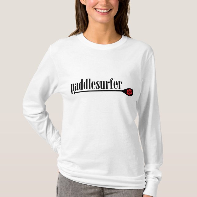 Stand Up Paddle Hibiscus T-Shirt (Front)