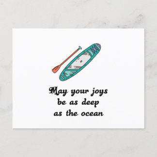 Stand Up Paddle - Present Gift Idea Postcard