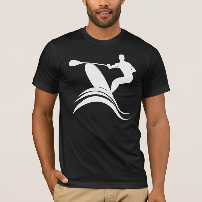 Stand Up Paddle Rippin (Dark) T-Shirt (Front)