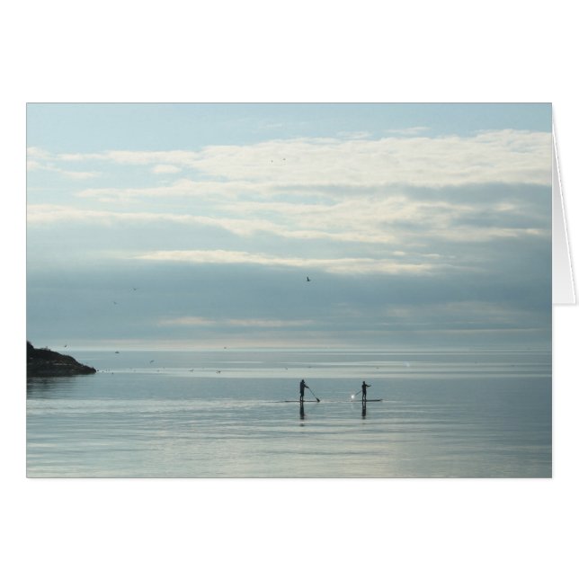 Stand Up Paddleboarders on Lake Superior (Front Horizontal)