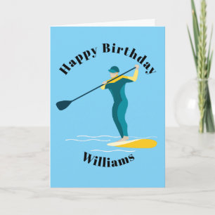 Stand Up Paddleboarding Card