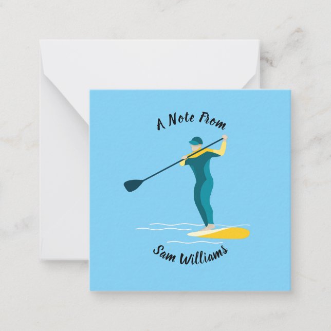 Stand-up Paddleboarding Card (Front)
